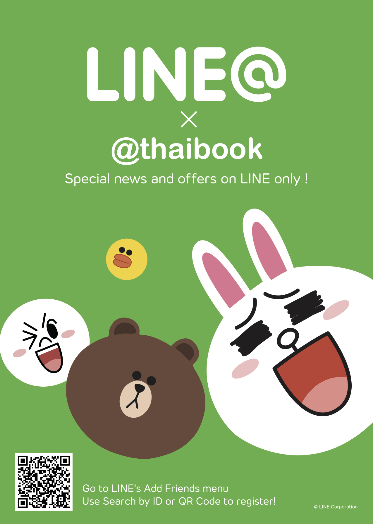@thaibook line