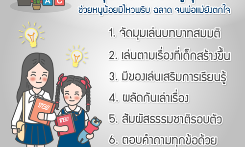 6 มุมลับฉบับครูยุคใหม่ ช่วยหนูน้อยมีไหวพริบ ฉลาด จนพ่อแม่ยังตกใจ